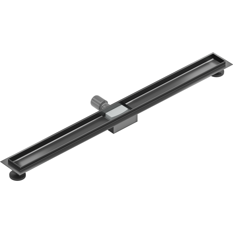 Mexen Flat corp pentru scurgere liniară 90 cm, gri pistol periat - 1E15090