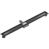 Mexen Flat Lineáris lefolyótest 90 cm, gun gray kefélt - 1E15090
