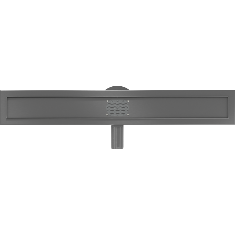 Mexen Flat 360° forgatható vonalmenti vízelvezető ház 70 cm, szálcsiszolt gun gray - 1E40070