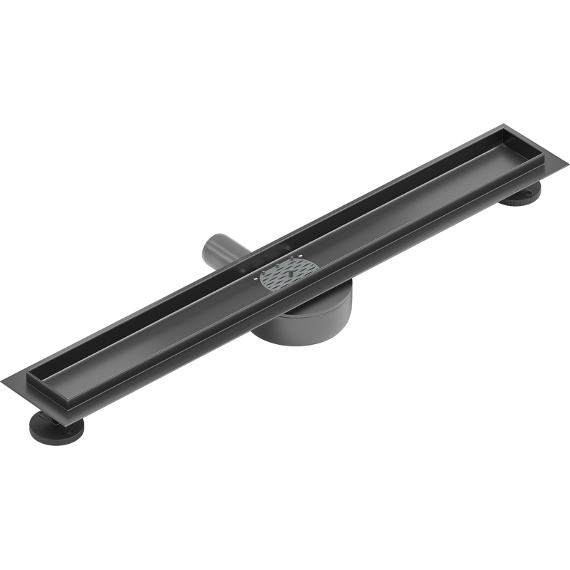 Mexen Flat 360° corp pentru scurgerea liniară rotativă 70 cm, gri pistol periat - 1E40070