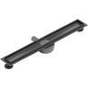 Mexen Flat 360° forgatható vonalmenti vízelvezető ház 70 cm, szálcsiszolt gun gray - 1E40070