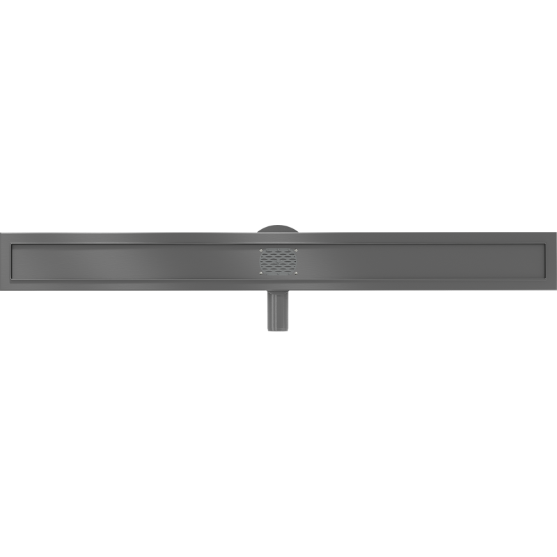 Mexen Flat 360° forgatható vonalmenti lefolyótest 90 cm, gun gray kefe - 1E40090