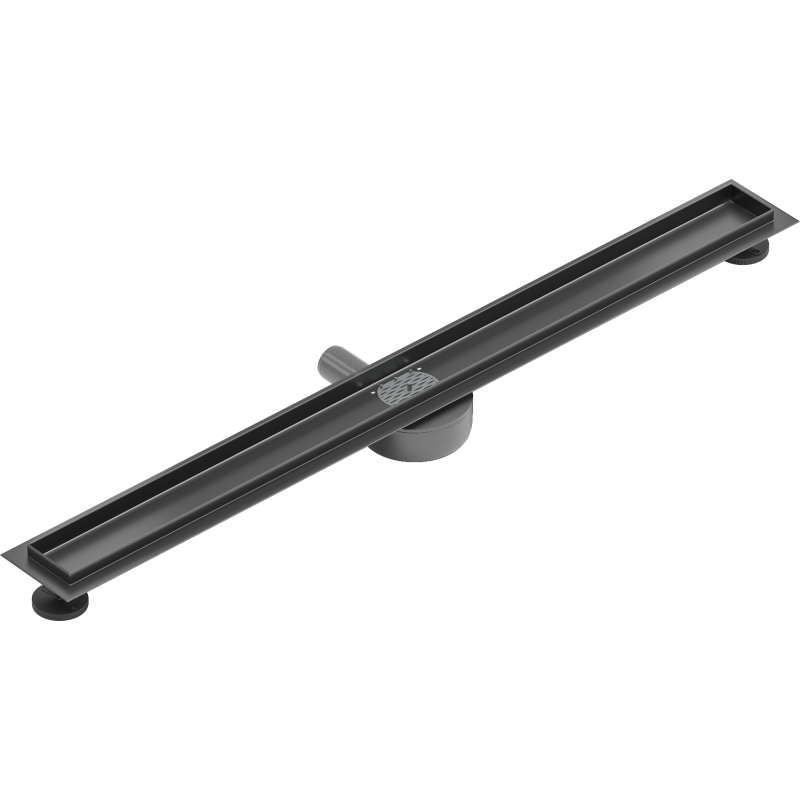 Mexen Flat 360° corp pentru sifon de scurgere liniar rotativ 90 cm, gri armat periat - 1E40090