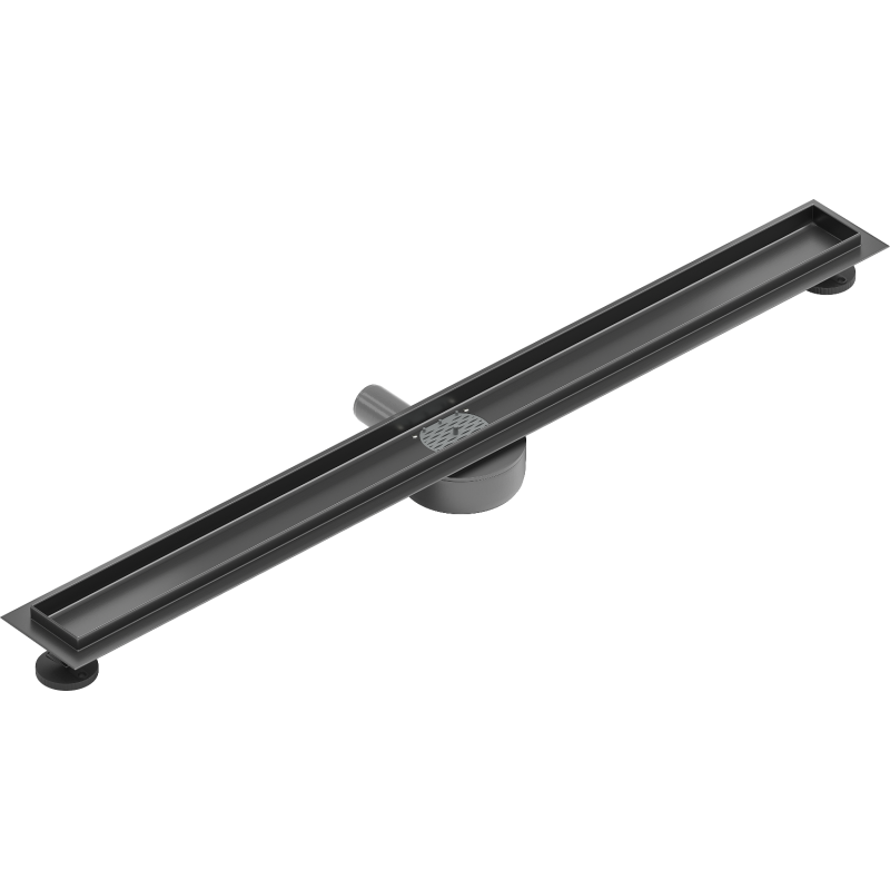 Mexen Flat 360° corp pentru scurgere liniară rotativă 100 cm, gri pistol periat - 1E40100