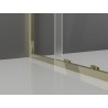 Mexen Exo-S Duo 3S cabină de duș cu 3 pereți glisanți 200 x 100 cm, transparent, aurie - 8152-200-100-50-00-3S
