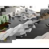 Mexen Diego chiuvetă de granit cu 1 compartiment 488 x 480 mm, Neagră picățele, sifon Neagră - 6512481000-76-B