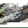 Mexen Enzo chiuvetă din granit cu 1 compartiment cu picurător 576 x 465 mm, Neagră, sifon Neagră - 6506571005-77-B