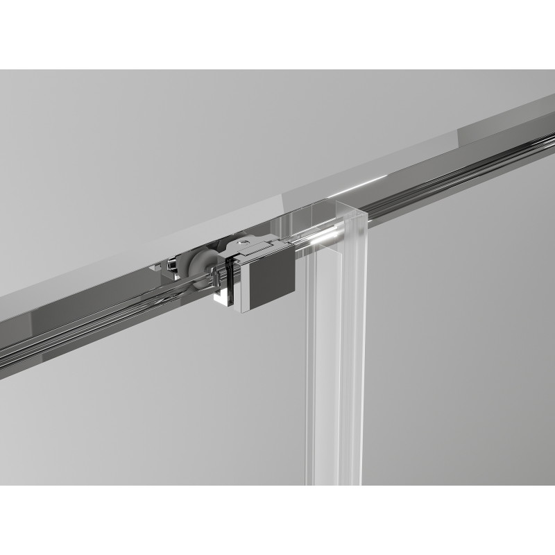 Mexen Exo-S 3S cabina de duș cu 3 pereți glisanți 115 x 80 cm, transparent, crom - 8151-115-080-01-00-3S