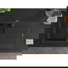 Mexen Leo chiuvetă din granit cu 1 compartiment cu picurător 900 x 500 mm, Neagră, sifon Neagră - 6501901010-77-B