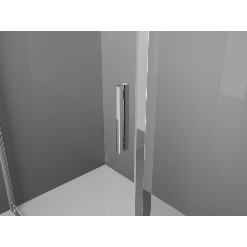 Mexen Exo-S 3S cabină de duș cu 3 pereți glisantă 155 x 110 cm, transparentă, crom - 8151-155-110-01-00-3S