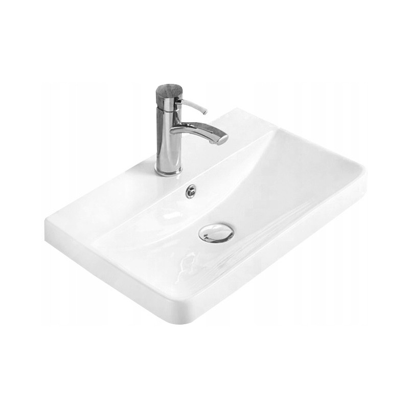 Mexen Dagna chiuvetă încastrată în blat 60 x 35 cm, albă - 21996000