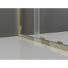 Mexen Exo-S 3S cabină de duș cu 3 pereți glisantă 120 x 70 cm, transparentă, aurie - 8151-120-070-50-00-3S