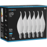 Mexen Nova 6x LED izzó láng E14, C37, 5W, Hideg - 6500K, 525 lm - L106-E14-0565-01x06