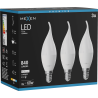 Mexen Nova 3x Bec LED lumânare E14, C37, 8W, Neutrală - 4000K, 840 lm - L106-E14-0840-01x03