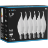 Mexen Nova 6x LED izzó gyertyaláng E14, C37, 8W, Semleges - 4000K, 840 lm - L106-E14-0840-01x06
