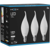 Mexen Nova 3x Bec LED lumânare E14, C37, 10W, Neutru - 4000K, 1055 lm - L106-E14-1040-01x03