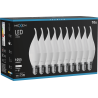 Mexen Nova 10x LED izzó láng E14, C37, 10W, Semleges - 4000K, 1055 lm - L106-E14-1040-01x10