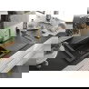 Mexen Leo chiuvetă de bucătărie din granit cu 1 cuvă și scurgător și baterie Rita, negru/oro metalic - 6501-75-670300-50-B