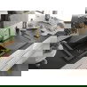 Mexen Leo chiuvetă de granit cu un compartiment, cu picurător și baterie de bucătărie Rita, Neagră - 6501-77-670300-50-B