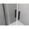 Mexen Exo-S Duo 3S cabina de duș de colț cu 3 pereți, glisantă, 160 x 95 cm, transparentă, neagră - 8152-160-095-70-00-3S
