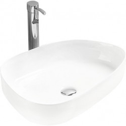 Mexen Chiara chiuvetă pe blat 54 x 39 cm, albă - 21585400