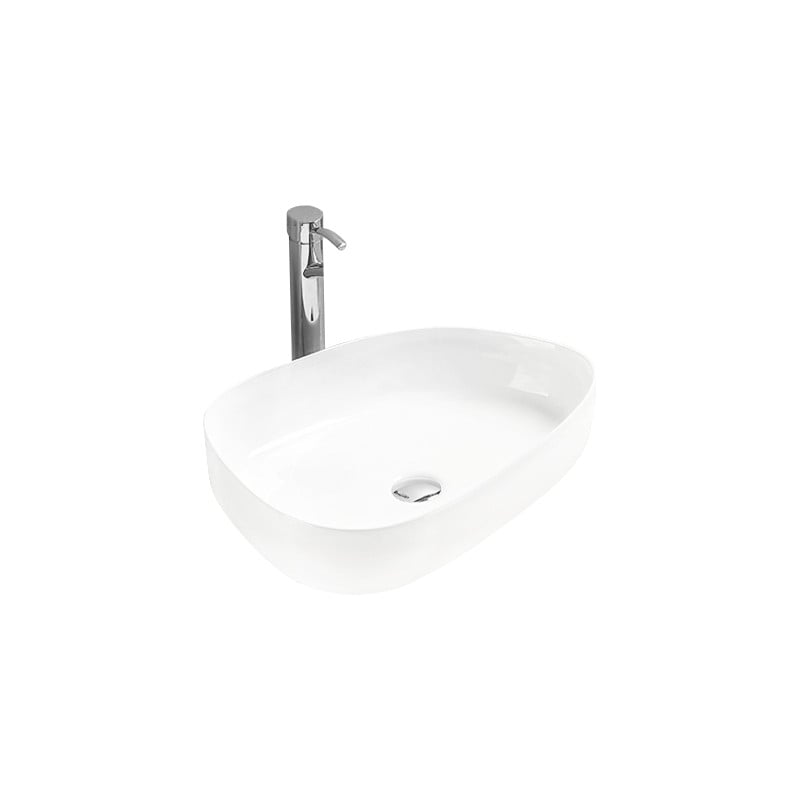 Mexen Chiara lavoar deasupra blatului 54 x 39 cm, alb - 21585400