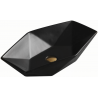 Mexen Elena lavoar de blat 63 x 41 cm, negru mat - 21476385