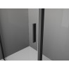 Mexen Exo-S 3S cabină de duș cu 3 pereți glisantă 135 x 75 cm, transparentă, neagră - 8151-135-075-70-00-3S