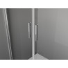 Mexen Exo-BR Duo 3S cabină de duș cu 3 pereți rabatabili 70 x 95 cm, transparent, crom - 8182-070-095-01-00-3S