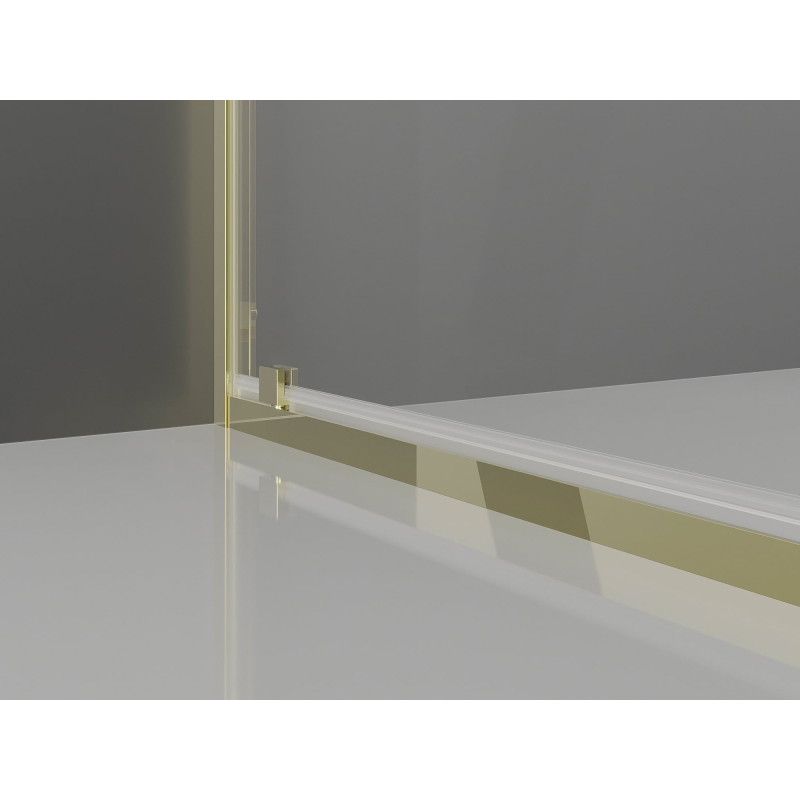 Mexen Exo-BR Duo 3S 3-oldalú zuhanykabin, nyíló ajtóval, 70 x 70 cm, átlátszó, arany - 8182-070-070-50-00-3S
