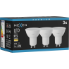Mexen Nova 3x LED izzó GU10, 3W, Meleg - 3000K, 315 lm - L107-GU10-0330-01x03