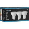 Mexen Nova 3x LED izzó GU10, 6W, Semleges - 4000K, 630 lm - L107-GU10-0640-01x03