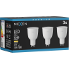 Mexen Nova 3x LED izzó GU10, 12W, Meleg - 3000K, 1260 lm - L108-GU10-1230-01x03