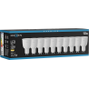 Mexen Nova 10x Bec LED GU10, 12W, Caldă - 3000K, 1260 lm - L108-GU10-1230-01x10