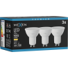 Mexen Nova 3x Bec LED GU10, 10W, Caldă - 3000K, 1055 lm - L108-GU10-1030-01x03