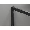Mexen Exo-S 3S cabina de duș cu 3 pereți glisanți 125 x 90 cm, transparentă, neagră - 8151-125-090-70-00-3S