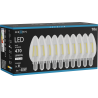 Mexen Vintis 10x Bec filament LED E14, C35, 4W, Neutră - 4000K, 470 lm, clar - L154-E14-0427-00x10 - L154-E14-0440-00x10