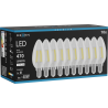 Mexen Vintis 10x LED filament izzó E14, C35, 4W, Semleges - 4000K, 470 lm, átlátszó - L154-E14-0427-00x10