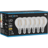 Mexen Vintis 6x Bec LED filament E14, G45, 2W, Cald - 2700K, 240 lm, clar - L156-E14-0227-00x06