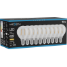Mexen Vintis 10x LED filament izzó E14, G45, 2W, Meleg - 2700K, 240 lm, átlátszó - L156-E14-0227-00x10