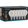 Mexen Vintis 6x LED filament izzó E14, G45, 4W, Meleg - 2700K, 470 lm, átlátszó - L156-E14-0427-00x06