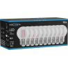 Mexen Vintis 10x Bec LED filament E27, G45, 4W, 55 lm, roșu - L156-E27-04XX-45x10