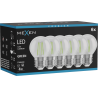 Mexen Vintis 6x Bec LED filament E27, G45, 4W, 55 lm, verde - L156-E27-04XX-46x06