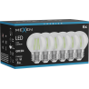 Mexen Vintis 6x LED filament izzó E27, G45, 4W, 55 lm, zöld - L156-E27-04XX-46x06