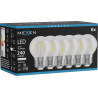 Mexen Vintis 6x LED filament izzó E27, G45, 2W, Semleges - 4000K, 240 lm, átlátszó - L156-E27-0227-00x06