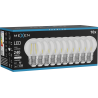 Mexen Vintis 10x Bec LED filament E27, G45, 2W, Neutră - 4000K, 240 lm, transparent - L156-E27-0227-00x10 - L156-E27-0240-00x10