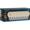 Mexen Vintis 10x Bec filament LED E27, G45, 4W, Cald - 2200K, 400 lm, chihlimbar - L156-E27-0422-50x10