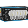 Mexen Vintis 6x LED filament izzó E27, G45, 4W, Semleges - 4000K, 470 lm, átlátszó - L156-E27-0427-00x06