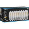 Mexen Vintis 10x LED filament izzó E27, C35, 6W, Meleg - 2700K, 720 lm, átlátszó - L154-E27-0627-00x10