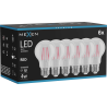 Mexen Vintis 6x LED filament izzó E27, A60, 4W, 55 lm, piros - L150-E27-04XX-45x06